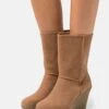 Anna Field Winter Boot - Enkellaarsjes Met Sleehak - Cognac 1 Anna Field Winter Boot - Enkellaarsjes Met Sleehak - Cognac -Anna Field Winkel 0a0e208641da49138277589d1dfc661b