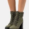 Anna Field Leather - Veterboots - Khaki -Anna Field Winkel 283222486e4646088b39a1d02261ec50
