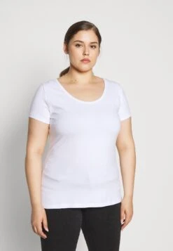 3Er Pack- T-Shirt Basic - White/Black/Dark Grey -Anna Field Winkel 35872189f36546e18dcb22b8b9462118