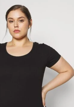 3Er Pack- T-Shirt Basic - White/Black/Dark Grey -Anna Field Winkel 48a4408ae23b4f20bd34d1fb83414cd0