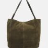 Anna Field Leather - Handtas - Khaki -Anna Field Winkel 4fe33866136c4a0ab8fe51b79aefe216