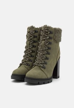 Anna Field Leather - Veterboots - Khaki -Anna Field Winkel 5351ec4084c242d6a16e56ca22fd1479