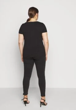 3Er Pack- T-Shirt Basic - White/Black/Dark Grey -Anna Field Winkel 70c09ae8a43a45bf9f9a0e62b2f893f6