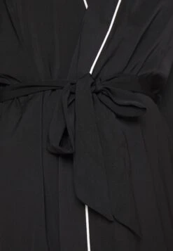 Anna Field Amanda Satin Dressing Gown - Badjas - Black -Anna Field Winkel 76ccbeb28855490c87e470ed3917648a