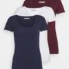 Anna Field 3 Pack - T-Shirt Basic - Dark Red/Dark Blue/White 1 Anna Field 3 Pack - T-Shirt Basic - Dark Red/Dark Blue/White -Anna Field Winkel 79b914b97e764c60be392bd7e01017d1