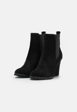 Anna Field Leather Winter Boot - Enkellaarsjes Met Hoge Hak - Black -Anna Field Winkel 7ad8d44581764db18aa31cc7f18bef8a