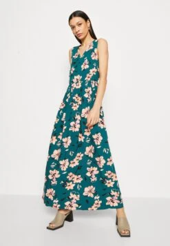 Anna Field Maxi-Jurk - Dark Green/Pink -Anna Field Winkel baa227ce9a894cf9a0af24e94c9b805b