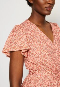 Anna Field Jurk - Brown/White -Anna Field Winkel bd5c221358784b13845a06ac72b3cf08