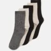 Anna Field 5 Pack - Sokken - Beige/Black/Grey -Anna Field Winkel dea7449edcb441f7b7474480476e34b4