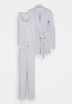 Anna Field 3 Piece Jersey- Pyjama - Mottled Light Grey -Anna Field Winkel f2dd0cd2d06b4d34bbaf81015ee5a71c