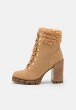 Anna Field Leather - Veterboots - Beige -Anna Field Winkel faf0c2c9734846ee82a9ef10f55a33b2